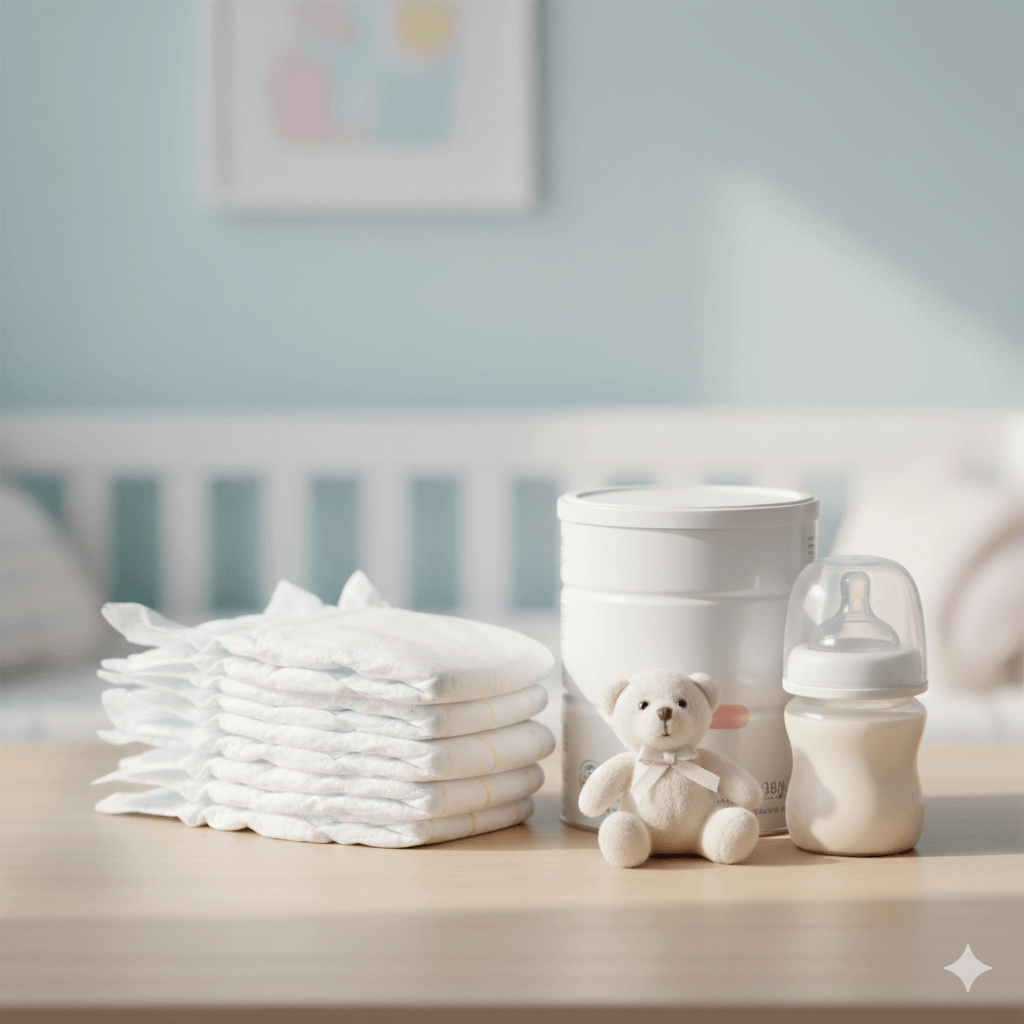 Linha Infantil - Fraldas e Fórmulas